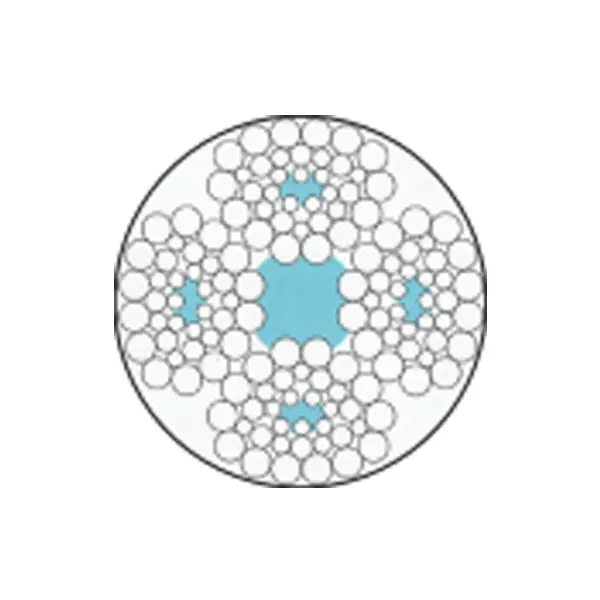 4 Strand Flat NO-rotating Steel Wire Rope (Ungalvanized and Galvanized)
