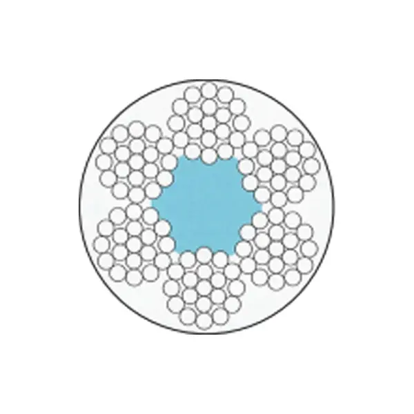 Steel Wire Rope (Ungalvanized and Galvanized) 6x19M