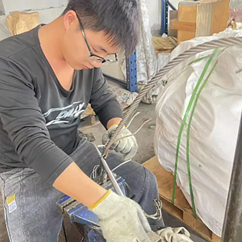 Steel wire braided sling (2)